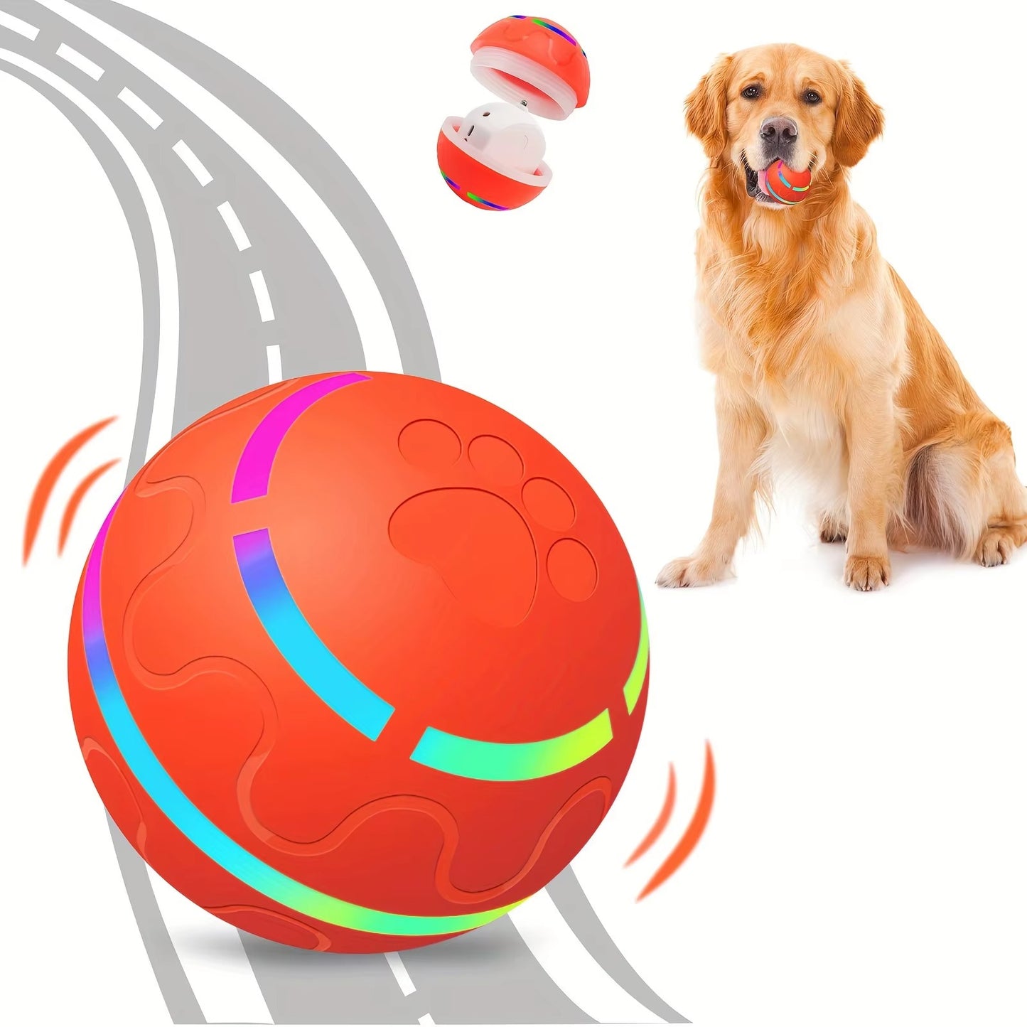 Balle Intelligente Interactive pour Chiens & Chats
